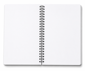 E-NOTE Premium Spiral Notebook | A4 Size | Single Line Ruled | Thick Paper | Wire Bound Notebook for School, College & Office