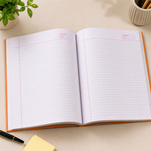 E-Note Jumbo Size Ruled Notebook | Premium Single Line Notebook for School, College & Office